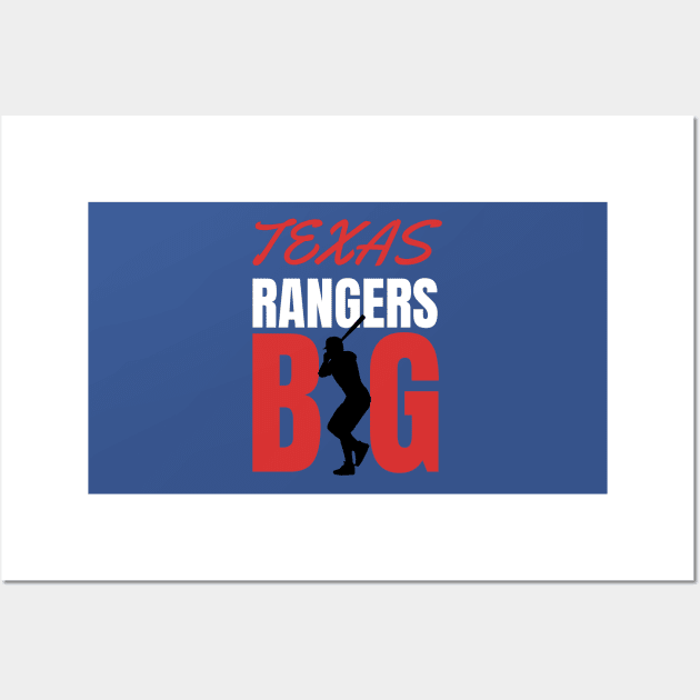 TEXAS RANGERS BIG TEAM Wall Art by Lolane